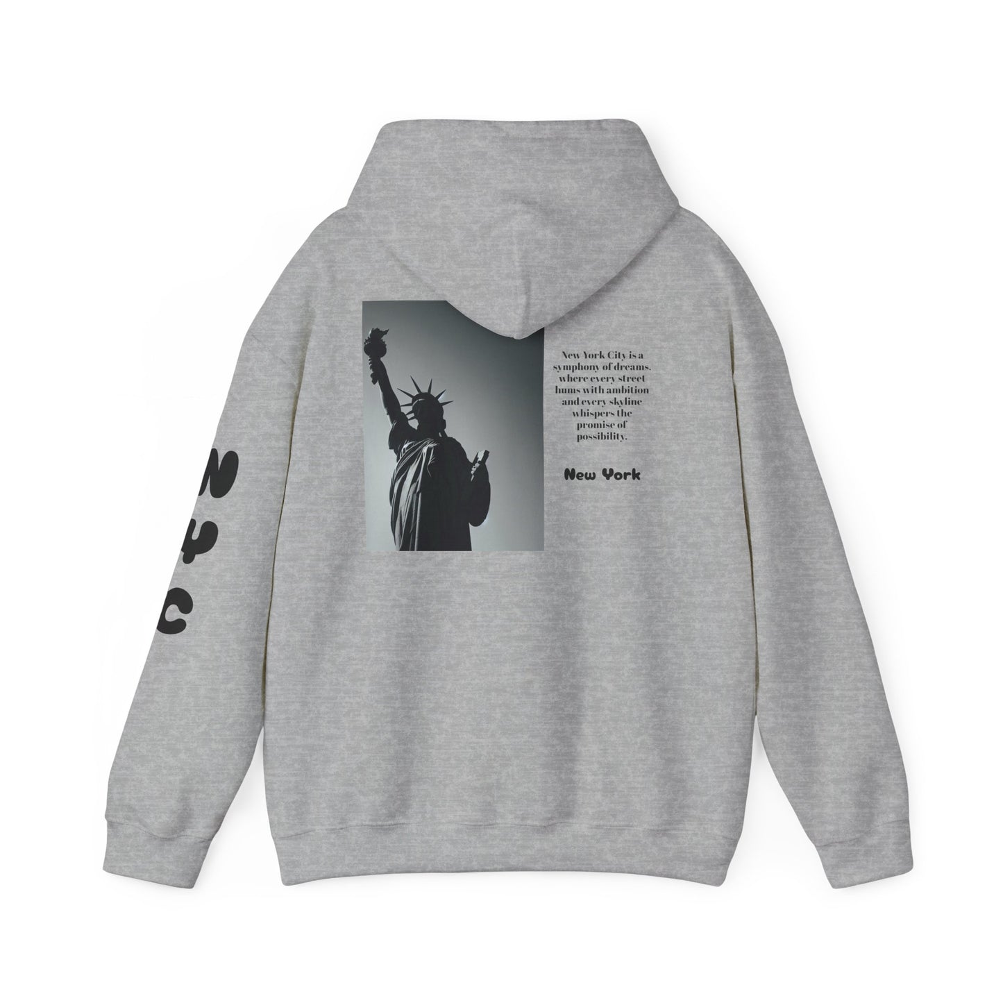 New York Quoted Hoodie